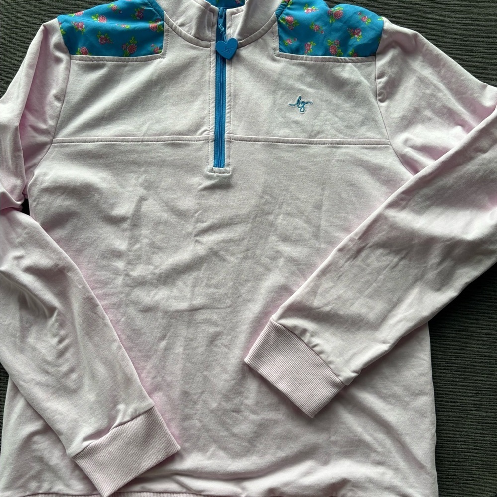 NWT girls Love+Grow Clothing Co Matching Set skirt (10) and 1/4 zip jacket (12) - Picture 13 of 16